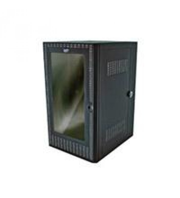 GABINETE NORTH SYSTEM PARA MONTAJE EN PARED C/E 20 U.R. COLOR NEGRO TEXTURIZADO/ INCLUYE EQUIPAMIENT