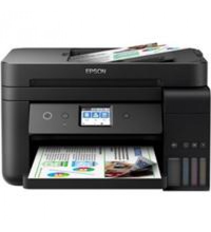 MULTIFUNCIONAL EPSON L6191 PPM 33 NEGRO/20 COLOR TINTA CONTINUA ECOTANK USB RED WIFI ADF FAX DUPLEX