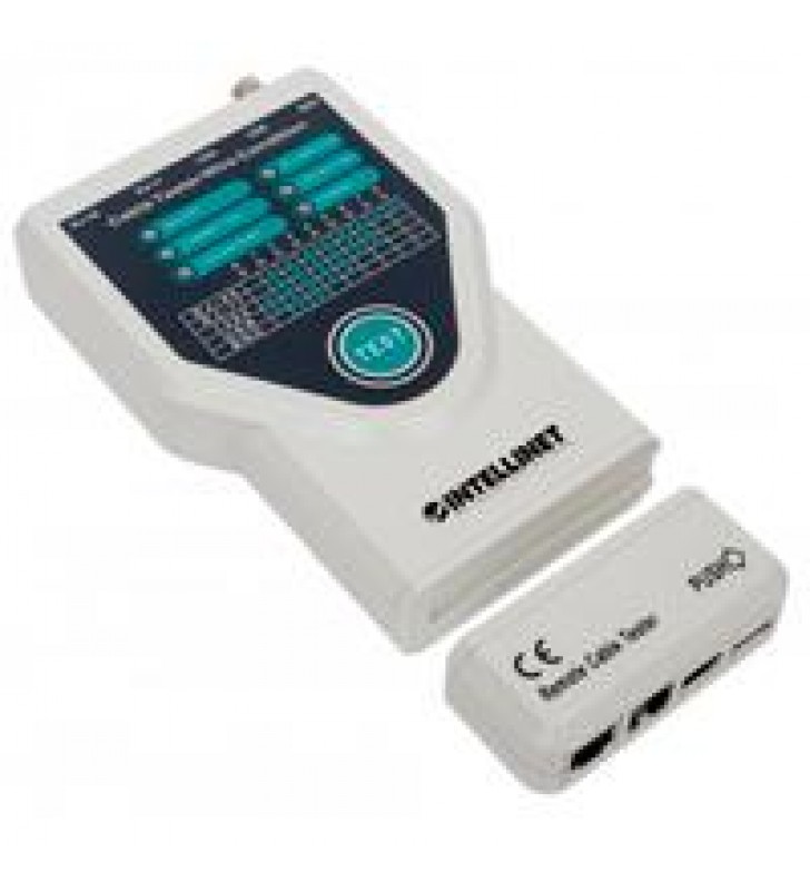 PROBADOR DE CABLE RED 5 EN 1 INTELLINET RJ11 / RJ45 / USB / BNC / FIREWIRE