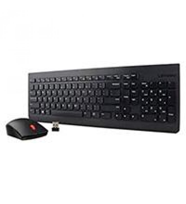 LENOVO ACCESORIOS THINK / COMBO DE TECLADO Y MOUSE INALAMBRICO / COLOR NEGRO / 1200 DPI / 1 YR EN CE