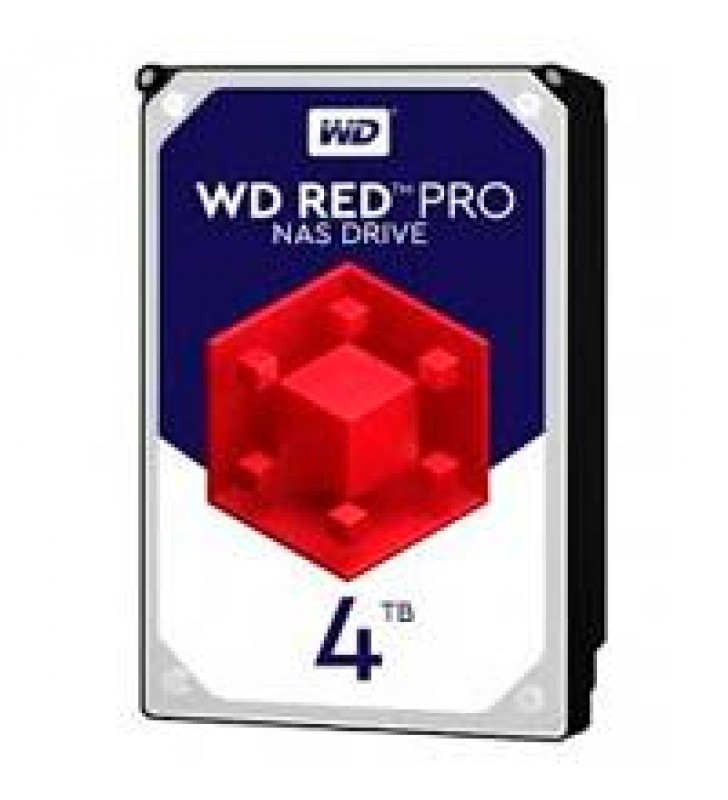 DD INTERNO 4TB WD RED PRO 3.5 ESCRITORIO SATA3 6GB/S 256MB 7200RPM 24X7 HOTPLUG NAS 1-16 BAHIAS