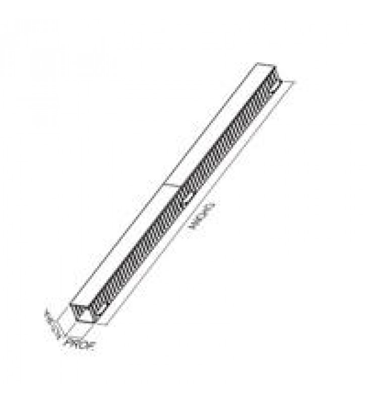 ORGANIZADOR NORTH SYSTEM DE CABLES VERTICAL SENCILLO PARA RACK DE 7 PIES DUCTO 4 PULG X4 PULG  COLOR