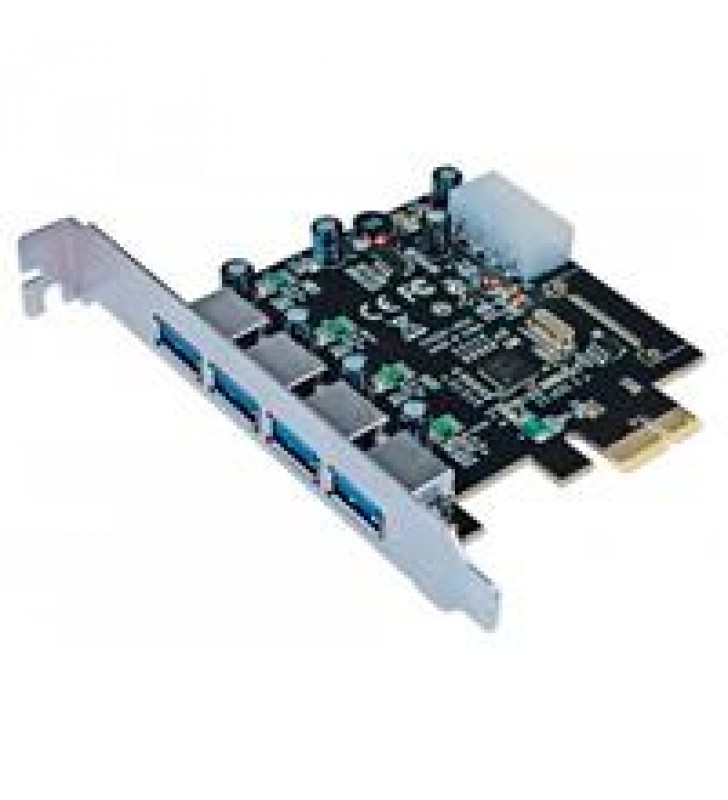 TARJETA PCI EXPRESS MANHATTAN USB 3.0 4 PUERTOS BRACKET LARGO ESTANDAR