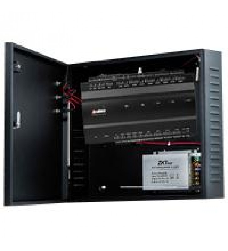 CONTROL DE ACCESO INBIO ZK / PARA 4 PUERTAS / INCLUYE GABINETE Y FUENTE DE PODER / SOPORTE DE 8 LECT