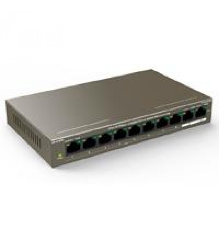 SWITCH F1110P-8-102W IP-COM 8 PUERTOS POE 10/100MBPS AF 2 GIGABIT 30W POE TOTAL 99W VLAN 250 METROS