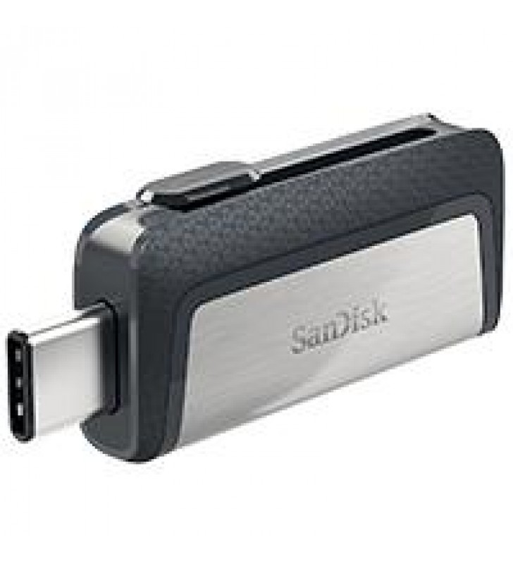 MEMORIA SANDISK 128GB DUAL ULTRA USB TIPO-C / USB 3.1 NEGRO / PLATA 150MB/S