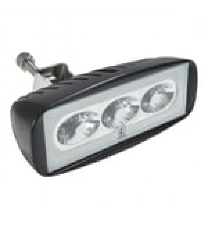 LUZ LED MARINA EN TERMINACION COLOR NEGRO CAPRERALT, EMITE LUZ COLOR BLANCO DE 1000 LUMENES, FABRICADO BAJO NORMA DE PROTECCION IP67.