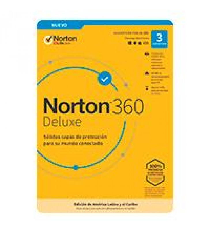 ESD NORTON 360 DELUXE / TOTAL SECURITY/ 3 DISPOSITIVOS/ 1 ANO/ DESCARGA DIGITAL
