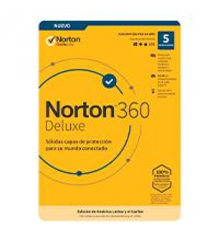 NORTON 360 DELUXE / TOTAL SECURITY/ 5 DISPOSITIVOS/ 1 ANO NORTON 360 DELUXE / TOTAL SECURITY/ 5 DISPOSITIVOS/ 1 ANO