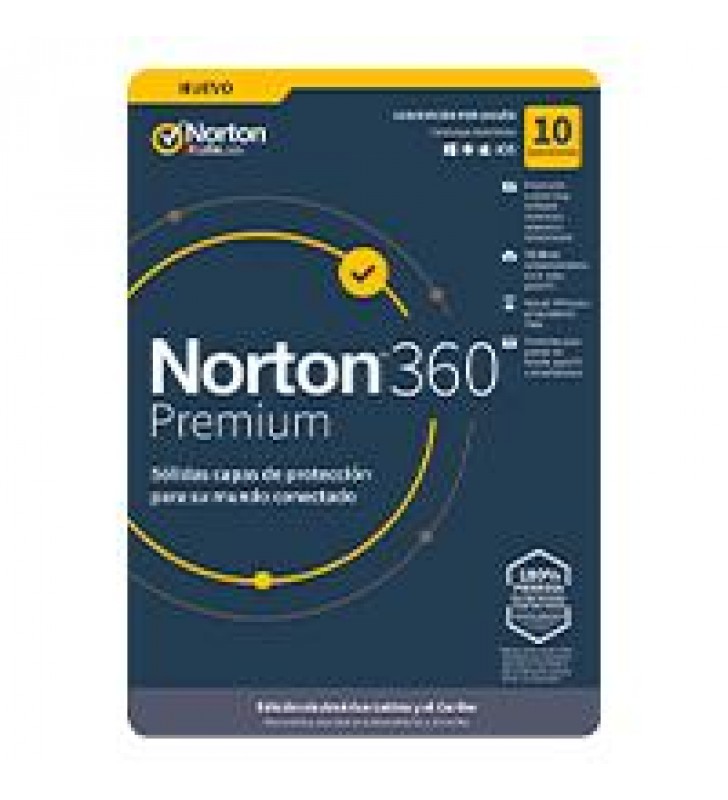 ESD NORTON 360 PREMIUM / TOTAL SECURITY /10 DISPOSITIVOS/1 ANO/ DESCARGA DIGITAL