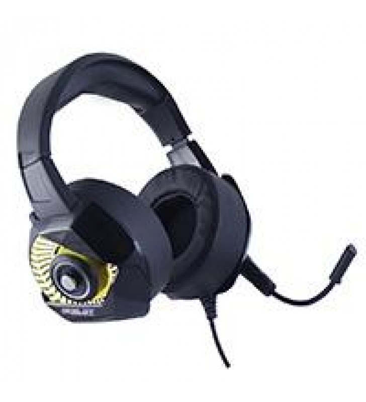 AUDIFONOS GAMER OCELOT TIPO DIADEMA/OVER-EAR/USB/3.5MM/COLOR NEGRO/ALAMBRICOS/ILUMINACION TIPO RGB/C