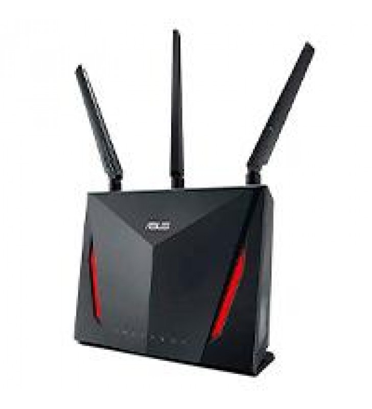 ROUTER GAMER ASUS AC2900/750-2167MBPS/2.4 Y 5GHZ/4X LAN GBE/MU-MIMO 4X4/2X USB/3X ANTENAS EXT/CONTRO ROUTER GAMER ASUS AC2900/750-2167MBPS/2.4 Y 5GHZ/4X LAN GBE/MU-MIMO 4X4/2X USB/3X ANTENAS EXT/CONTRO
