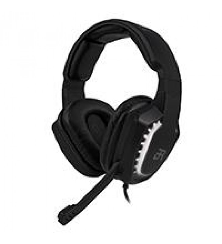 AUDIFONOS GAMER BALAM RUSH MAGMA HS335 OVER-EAR / 3.5MM AUDIO Y MICROFONO/ PUERTO USB LUZ LED//2 CAN