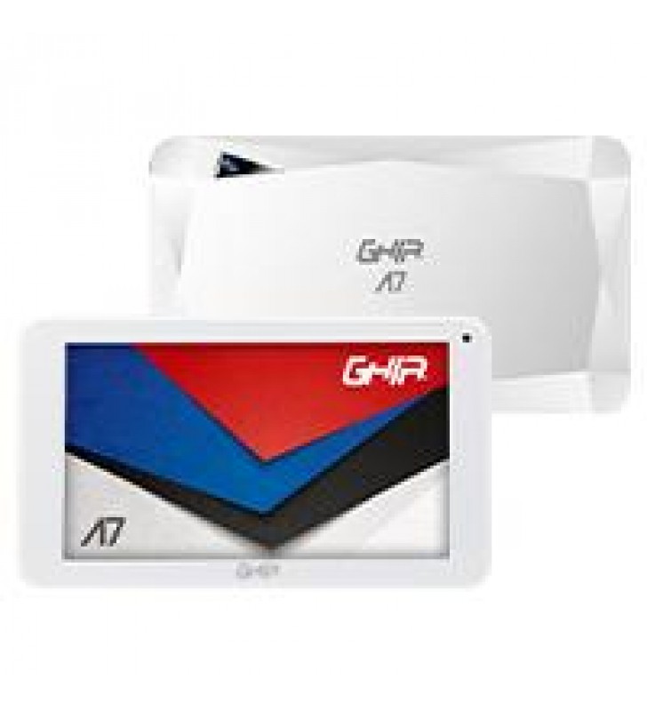 TABLET GHIA A7 WIFI/A50 QUADCORE/WIFI/BT/1GB/16GB/0.3MP2MP/2100MAH/ANDROID 9 GO EDITION/BLANCA