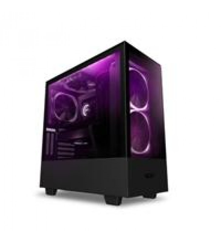 GABINETE NZXT H510 ELITE COMPACT/NEGRO-MATE/MEDIA TORRE/ITX/ATX/CRISTAL TEMPLADO/RGB/GAMER