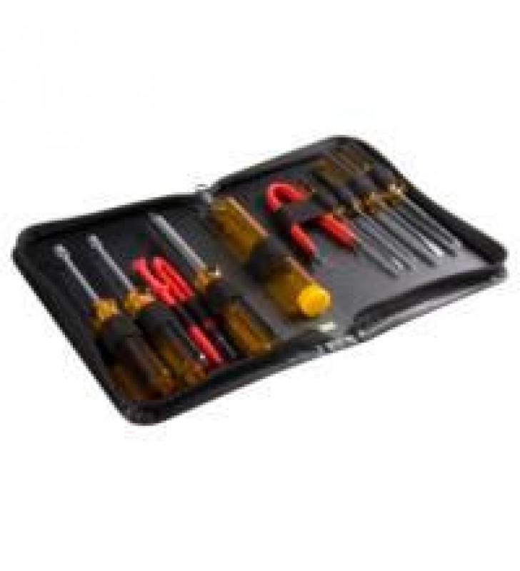 JUEGO KIT SET DE REPARACION HERRAMIENTAS COMPUTADORA PC 11 PIEZAS CON ESTUCHE - TORX PHILLIPS PLANO