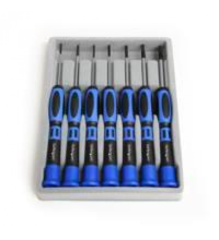 JUEGO KIT DE DESTORNILLADORES DESARMADORES DE PRECISION CON 7 PIEZAS - TORX PHILLIPS PLANO - STARTEC