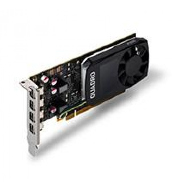 TARJETA DE VIDEO PNY NVIDIA QUADRO P1000 V2/PCIE X16 3.0/4 GB/GDDR5/4 MDP 1.4/DVI/BAJO PERFI/GAMA AL
