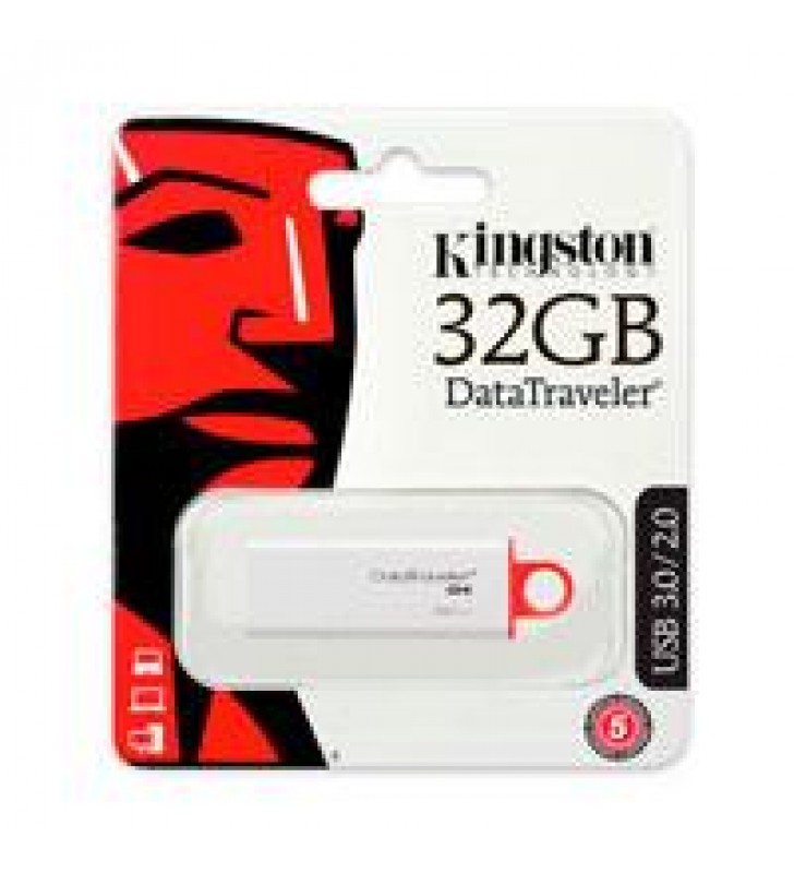 MEMORIA KINGSTON 32GB USB 3.0 DATATRAVELER I GEN 4 ROJA