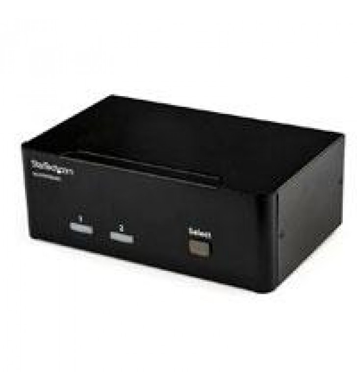 SWITCH CONMUTADOR KVM DE 2 PUERTOS DISPLAYPORT - 4K 60HZ - STARTECH.COM MOD. SV231DPDDUA2