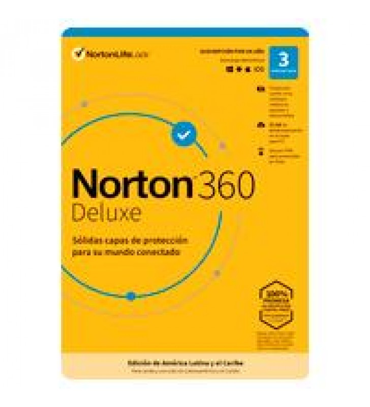 NORTON 360 DELUXE / TOTAL SECURITY 3 DISPOSITIVO 1 ANO (CAJA) NORTON 360 DELUXE / TOTAL SECURITY 3 DISPOSITIVO 1 ANO (CAJA)
