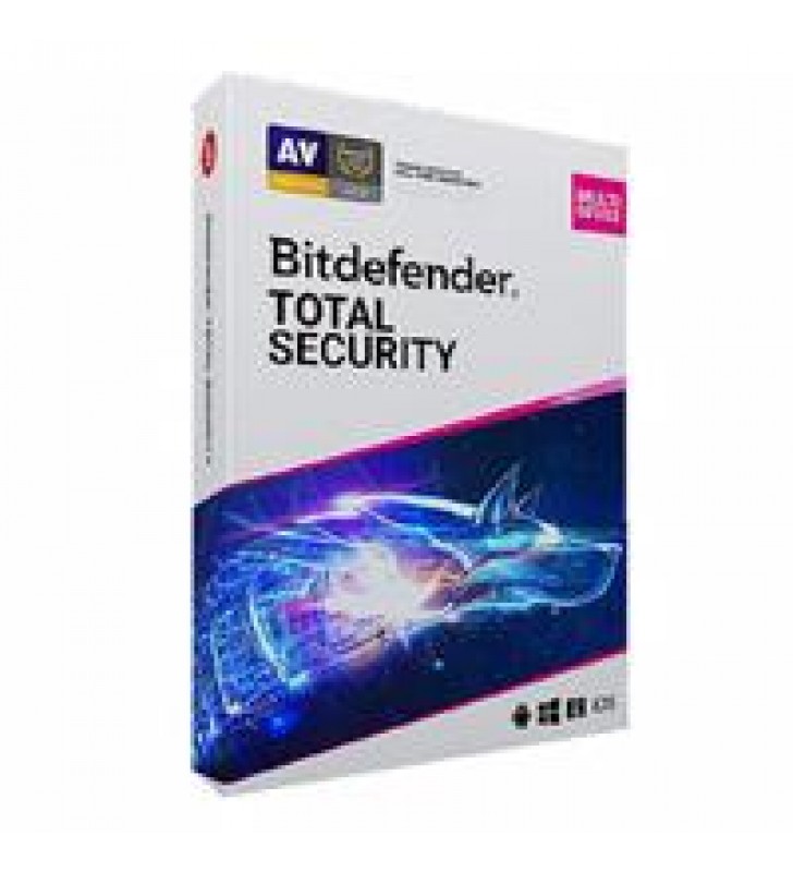 HP CONSUMO ANTIVIRUS BITDEFENDER TOTAL SECURITY LICENCIA DE 1 ANO 3 DISPOSITIVOS