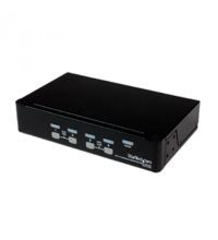 CONMUTADOR SWITCH KVM 4 PUERTOS DE VIDEO VGA USB 2.0 - 1U RACK ESTANTE - STARTECH.COM MOD. SV431DUSB