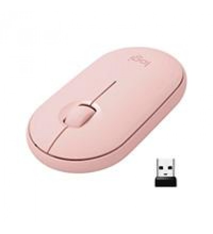MOUSE LOGITECH M350 ROSE INALAMBRICO RECEPTOR USB Y BLUETOOTH PC/MAC/CHROME/LINUX/ANDROID/IPADOS