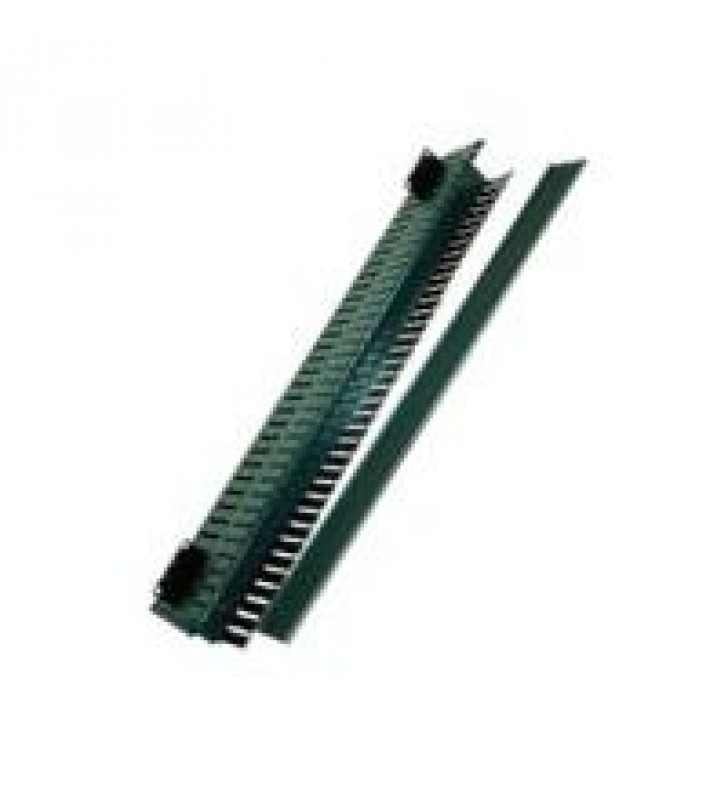 ORGANIZADOR DE CABLES VERTICAL DOBLE NORTH SYSTEM PARA RACK DE 4 PULG DUCTO 3X3 COLOR NEGRO LISO