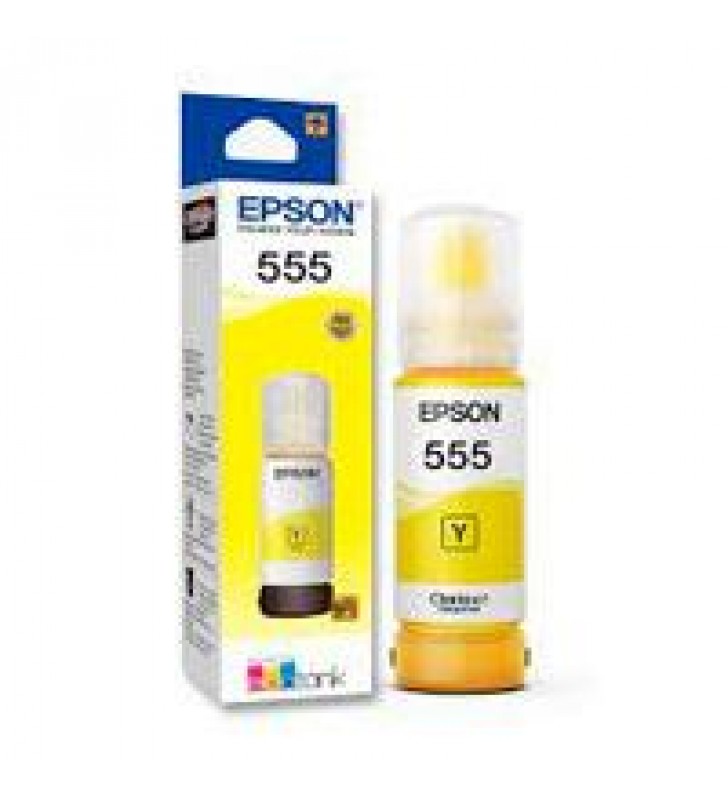 CARTUCHO EPSON MODELO T555 AMARILLO PARA L8160 L8180 CARTUCHO EPSON MODELO T555 AMARILLO PARA L8160 L8180