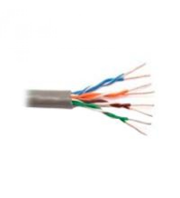 BOBINA DE CABLE WAM CAT6 UTP CCA 23 AWG 305 MTS COLOR GRIS