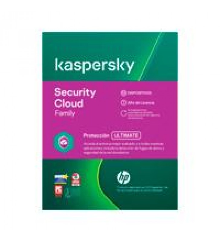 HPI CONSUMO ANTIVIRUS KASPERSKY SECURITY CLOUD FAMILY 10 DISPOSITIVOS - 1 ANO