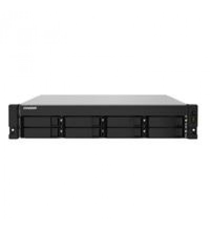 NAS QNAP TS-832PXU-RP-4G/FUENTE REDUNDANTE/ 8 BAHIAS SATA HDD 35/RACK 2U/NUCLEO CUADRUPLE 1.7GHZ/4GB