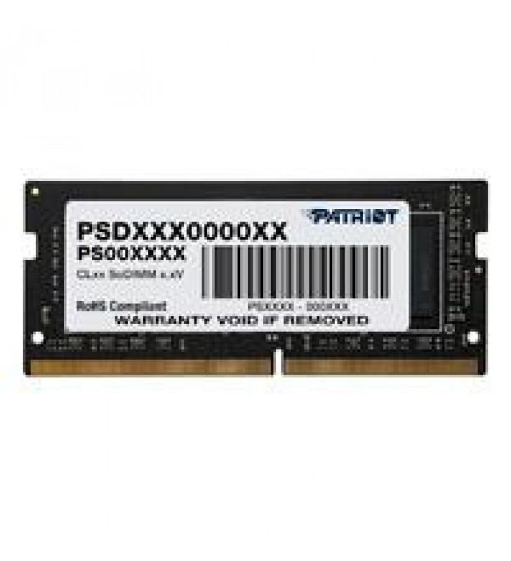 MEMORIA PATRIOT SIGNATURE SODIMM DDR4 16GB 1X16GB 2666MHZ CL19 260PIN 1.2V P/LAPTOP MEMORIA PATRIOT SIGNATURE SODIMM DDR4 16GB 1X16GB 2666MHZ CL19 260PIN 1.2V P/LAPTOP