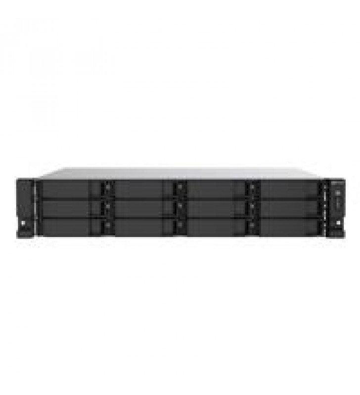 NAS QNAP TS-1273AU-RP-8G /FUENTE REDUNDANTE/ 12 BAHIAS SATA HDD 35/RACK 2U/NUCLEO CUADRUPLE 2.2 GHZ/