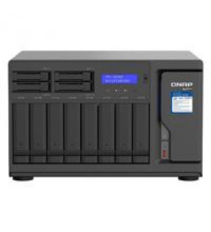 NAS QNAP TVS-H1288X-W1250-16G/ 12 BAHIAS /8 DE 35 4 DE 25/ SEIS NUCLEOS 4.7 GHZ/16GB DDR4 UDIMM HAST