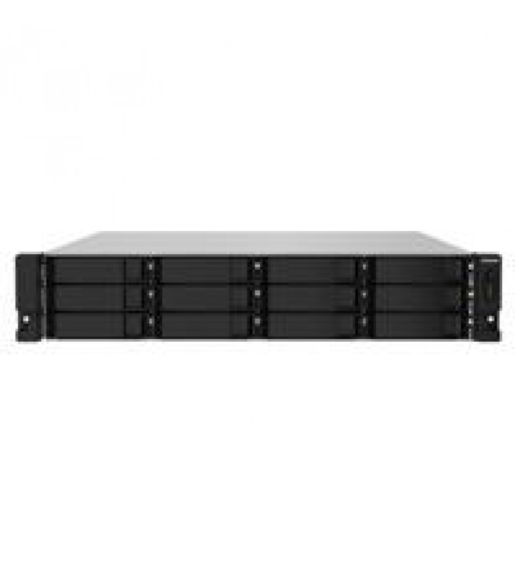 NAS QNAP TS-1232PXU-RP-4G /FUENTE REDUNDANTE/ 12 BAHIAS SATA HDD 35/RACK 2U/NUCLEO CUADRUPLE 1.7 GHZ