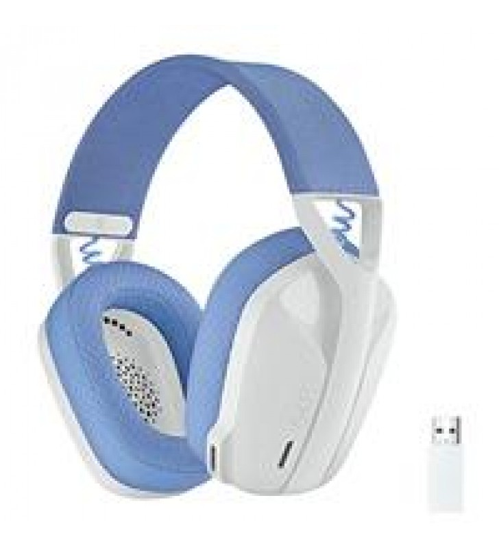 AUDIFONOS GAMING TIPO DIADEMA LOGITECH G435 LIGHTSPEED WHITE INALAMBRICO RECARGABLE 18HRS USB 1MS LI