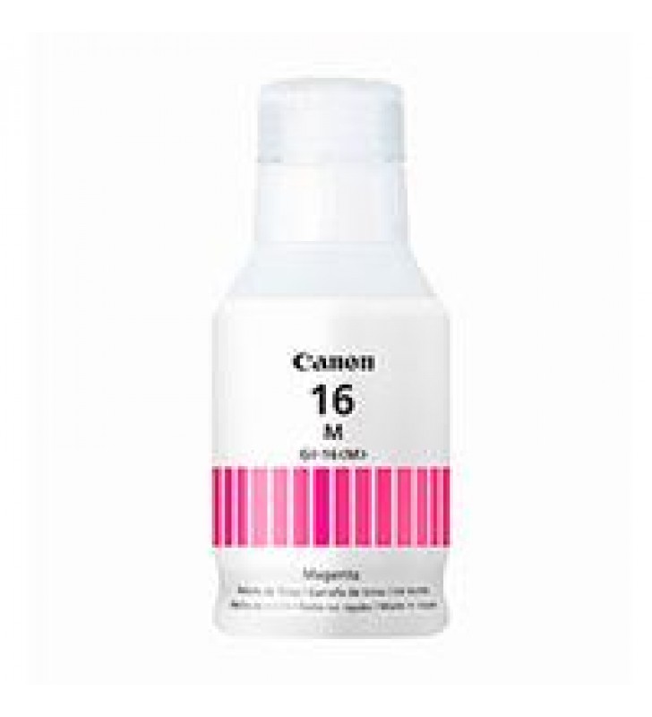 BOTELLA DE TINTA CANON GI-16 MAGENTA COMPATIBLE GX6010 Y GX7010