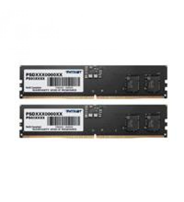 MEMORIA PATRIOT SIGNATURE UDIMM DDR5 16GB 2X8GB 4800MHZ CL40 288PIN 1.1V P/PC/KIT MEMORIA PATRIOT SIGNATURE UDIMM DDR5 16GB 2X8GB 4800MHZ CL40 288PIN 1.1V P/PC/KIT