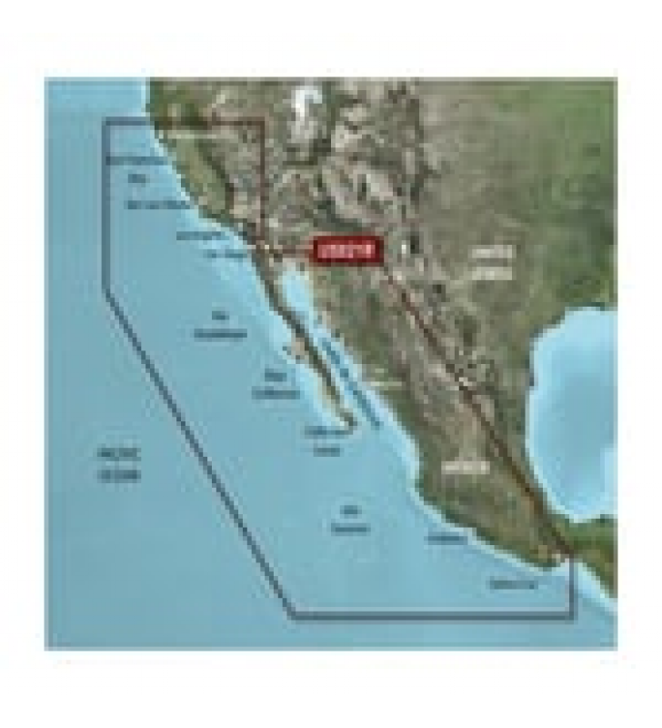 MAPA VUS021R US, MENDOCINO, SALINA CRUZ Y COSTAS MEXICANAS.