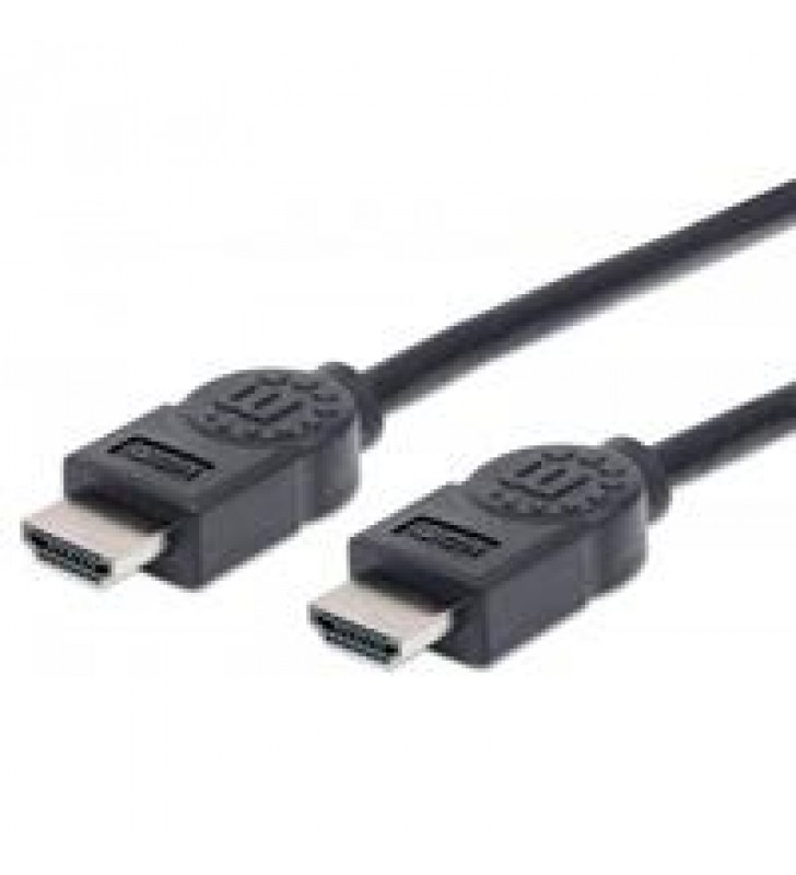 CABLE HDMI MANHATTAN 1.8M 4K 3D M-M VELOCIDAD 1.4 MONITOR TV PROYECTOR