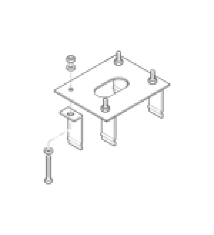 ANCLAJE PARA BARRERAS CAME GARD4 Y G3750