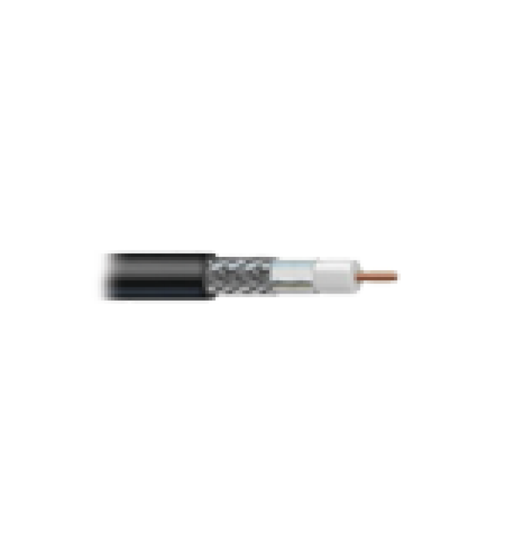 BELDEN CABLE BROADBAND COAX 75 OHM, 14 AWG SOLID .064 BARE COPPER-COVERED STEEL CONDUCTOR