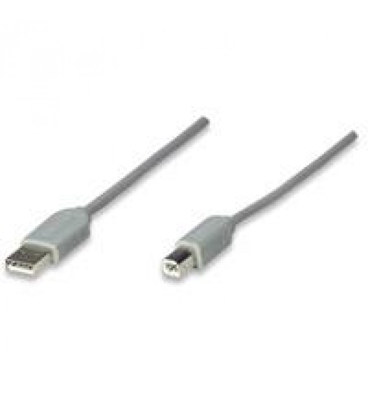 CABLE USB A-B 1.8 MTS MANHATTAN GRIS
