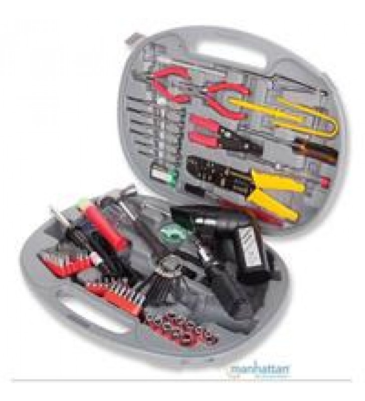 KIT DE HERRAMIENTAS  MANHATTAN MANTENIMIENTO DE COMPUTO 145 PZAS