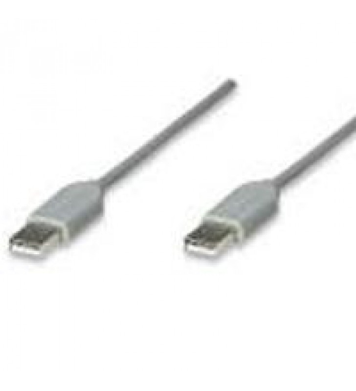CABLE USB MANHATTAN A-A 1.8 MTS GRIS