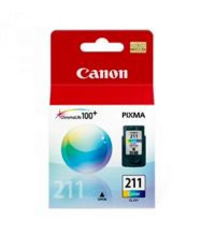 CARTUCHO CANON CL-211 COLOR RENDIMIENTO APROX 255 PAGINAS COMPATIBLE CON  IP2700 IP2702 MP230 MP240