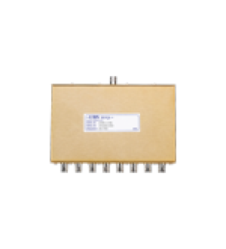 DIVISOR DE POTENCIA EMR DE 8 VIAS, 30-700 MHZ, 0.5 WATT, CONECTORES BNC HEMBRA.