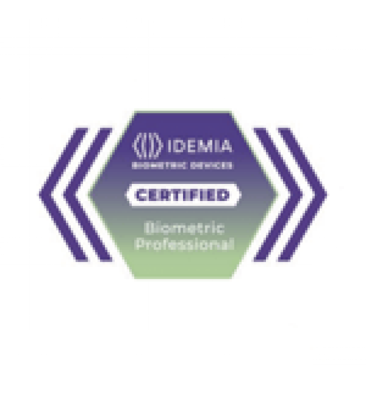 CERTIFICADO IDEMIA PROFESIONAL BIOMETRICO , MEMBRESIA DE 2 ANOS CON ACCESO AL MODULO DE VENTAS 24/7 A LA PLATAFORMA DE APRENDIZAJE DE DISPOSITIVOS BIOMETRICOS DE IDEMIA.
